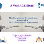 Quelle place pour les robots dans notre société ?